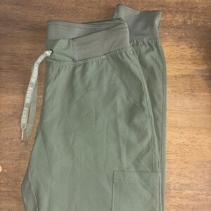 Med Couture Olive Green Scrub Pants
